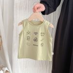 【73-100cm】ベスト ベビー アイコン柄 タンクトップ - 画像 (13)