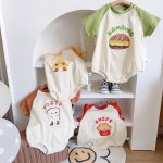 【66-90cm】ロンパース ベビー 食べ物がモチーフカラー - 画像 (8)