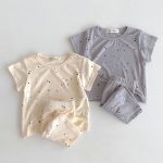 【80-130cm】セットアップ 女の子 コットン 星柄 プリント - 画像 (16)