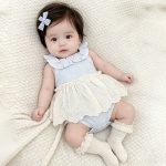 【66-90cm】ロンパース ベビー ブルー フリル 可愛い - 画像 (5)