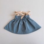 【66-90cm】トップス ベビー 紐付き キャミソール ワンピース風 - 画像 (4)