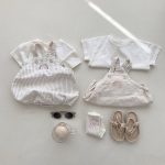 【66-90cm】サロペットロンパース ベビー レインボー 刺繍 - 画像 (9)
