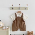 【66-90cm】サロペット ベビー ベーシック 無地 カジュアル - 画像 (13)