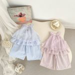 【73-120cm】セットアップ 女の子 ローズ メッシュ - 画像 (6)
