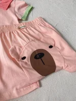 【66-90cm】パンツ or ポロ トップス ベビー 韓国風 ベアーデザイン - 画像 (35)