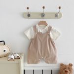 【66-90cm】サロペット ベビー ベーシック 無地 カジュアル - 画像 (12)