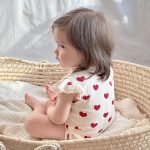 【66-90cm】ロンパース ベビー インスタ映え フリル袖 ラウンドネック - 画像 (9)
