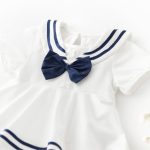 【66-90cm】ロンパース ベビー セーラー風 可愛い - 画像 (5)