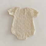 【66-90cm】ロンパース ベビー 無地 シワ加工 伸縮性 - 画像 (4)