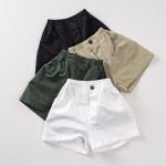【80-130cm】ショートパンツ キッズ服 ユニセックス 合わせやすい - 画像 (4)