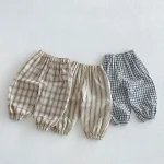 【73-110cm】パンツ ベビー 韓国風 ストライプorチェック - 画像 (7)
