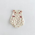 【66-90cm】ロンパース ベビー イチゴ ノースリーブ - 画像 (4)