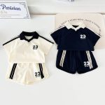 【80-130cm】セットアップ ベビー スポーティー 23ロゴ