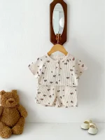 【66-100cm】セットアップ ベビー 小花柄ORレモンワッフル - 画像 (12)