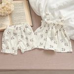 【66-100cm】セットアップ ベビー サスペンダートップス&ショーツセット - 画像 (11)