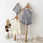 【90-140cm】キャミソールセット 女の子 小花柄 ルームウェア - 画像 (13)