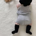 【66-90cm】セットアップ ベビー 韓国風 キャミボーダー - 画像 (14)