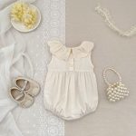 【66-90cm】ロンパースorワンピース 姉妹服 フリル ノースリーブ - 画像 (11)