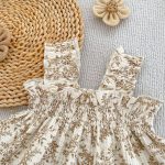 【66-100cm】セットアップ ベビー サスペンダートップス&ショーツセット - 画像 (16)