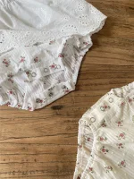 【66-90cm】ロンパース or ワンピース ベビー 小花柄 シンプル - 画像 (22)