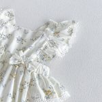 【66-90cm】ロンパース ベビー フリルダブル 蝶結び - 画像 (11)