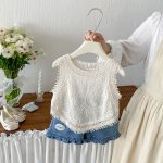 【73-100cm】トップスorショートパンツ ベビー レース おしゃれ - 画像 (5)