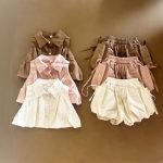 【73-120cm】セットアップ ベビー 折り襟 おしゃれ - 画像 (4)
