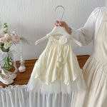 【73-100cm】ワンピース ベビー フラワー ホルターネック - 画像 (4)