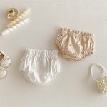 【73-100cm】パンツ ベビー シンプル ゆったり かわいい - 画像 (2)