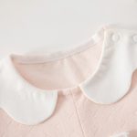 【66-90cm】ロンパース ベビー 丸襟 蝶結び - 画像 (8)