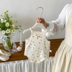 【66-90cm】ロンパース ベビー キャミソール シンプル - 画像 (3)