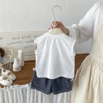 【73-100cm】トップスorショートパンツ ベビー カートゥーン シンプル - 画像 (5)