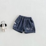 【73-100cm】トップスorショートパンツ ベビー カートゥーン シンプル - 画像 (7)