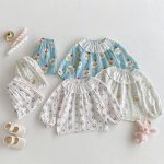 【80-130cm】ルームウェア 女の子 折り襟 かわいい - 画像 (7)