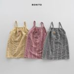 【73-120cm】ワンピース ベビー チェック柄 レトロ