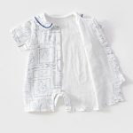 【66-100cm】ロンパース ベビー ビーチ風 半袖 - 画像 (3)