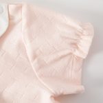【66-90cm】ロンパース ベビー 丸襟 蝶結び - 画像 (5)