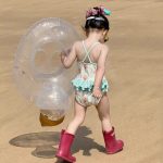 【73-100cm】水着 キャミソール プリント おしゃれ - 画像 (5)