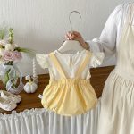 【66-90cm】セットアップ ベビー フリルスリーブ - 画像 (5)