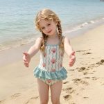 【73-100cm】水着 キャミソール プリント おしゃれ - 画像 (4)