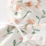 【66-90cm】ロンパース ベビー ひまわり フリル - 画像 (4)