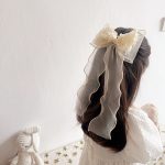 【GOODS】リボンヘアクリップ キッズ ガーリー 写真映え - 画像 (3)