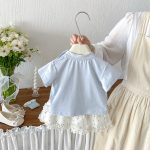 【73-100cm】セットアップ ベビー ドット柄 チュール - 画像 (6)