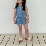 【73-120cm】セットアップ ベビー ノースリープ ファッション - 画像 (5)