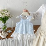【73-100cm】トップスorスカート ベビー ジャカード レース - 画像 (5)
