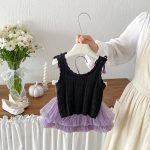 【73-100cm】トップスorスカート ベビー ノースリープ チュール - 画像 (7)