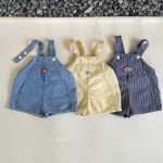 【73-120cm】サロペット ベビー 無地 合わせやすい - 画像 (2)