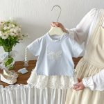 【73-100cm】セットアップ ベビー ドット柄 チュール - 画像 (4)