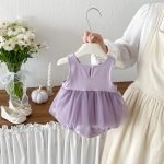 【66-90cm】ロンパース ベビー チュール スウィート - 画像 (4)