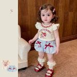 【73-120cm】セットアップ ベビー フリルスリーブ スウィート - 画像 (6)